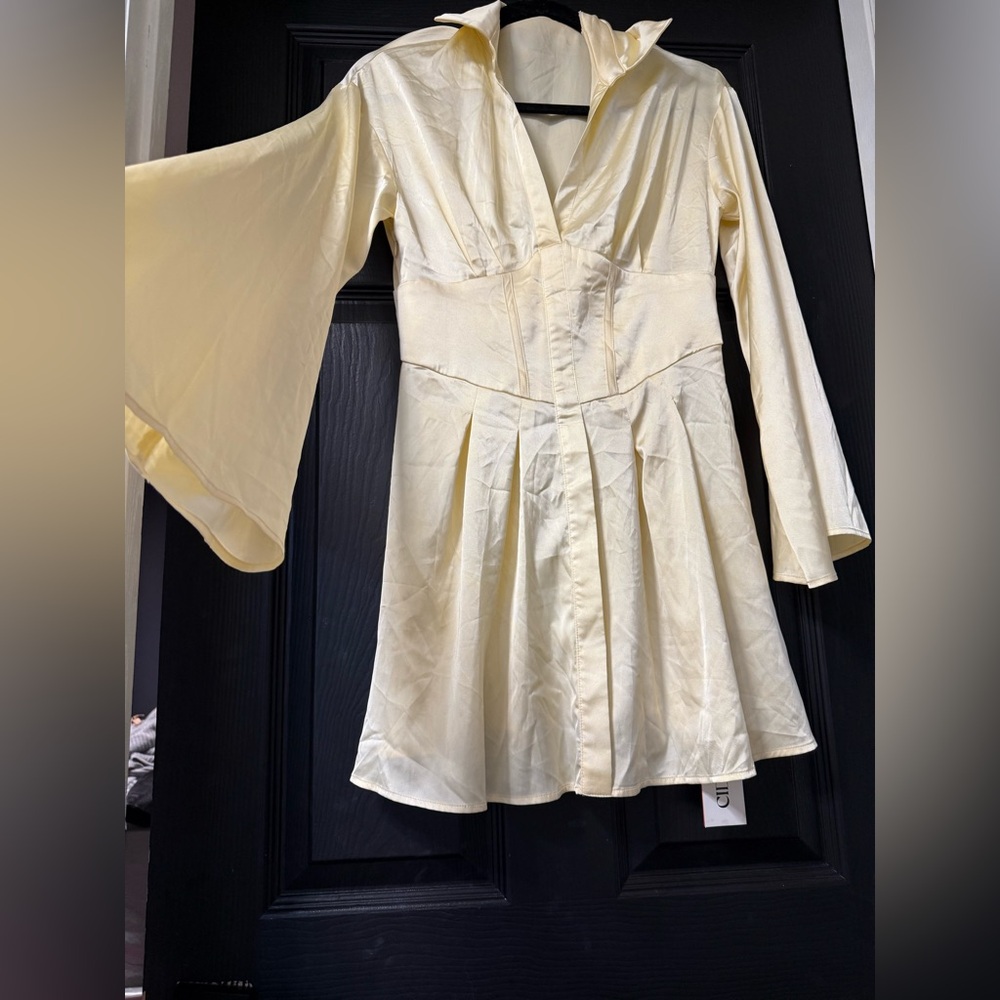 Cider Cream Corset Dress
